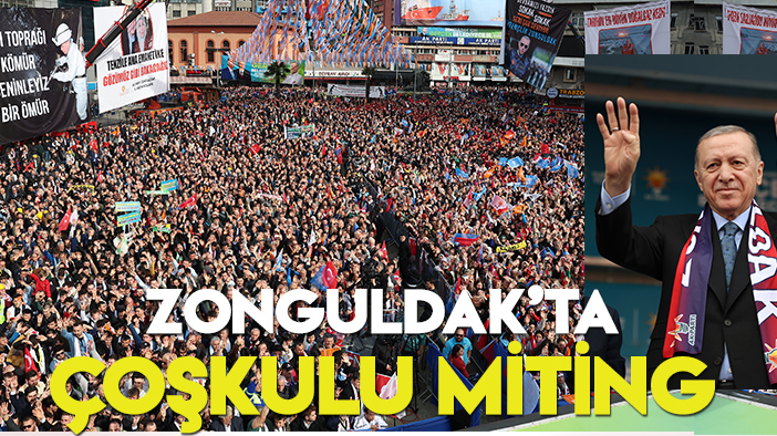 Zonguldak'ta Cumhurbaşkanı Recep Tayyip Erdoğan coşkusu