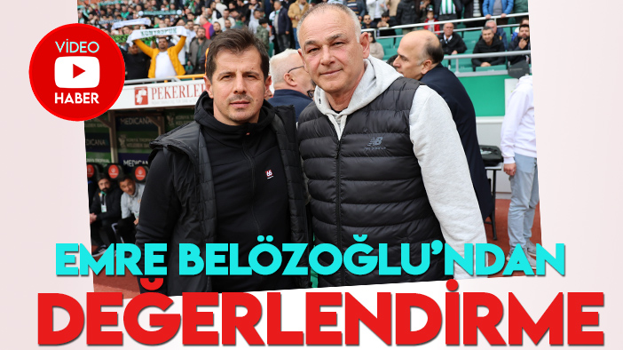 Ankaragücü Teknik Direktörü Emre Belözoğlu'nun Konyaspor maçı sornası açıklamaları