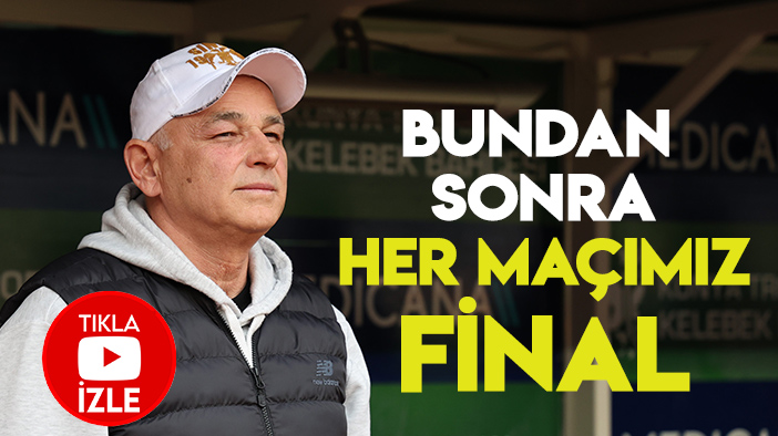Konyaspor Teknik Direktörü Fahrudin Omerovic: “Bundan sonra her maçımız final”