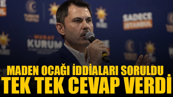 Murat Kurum, Erzincan iddialarını teker teker çürüttü