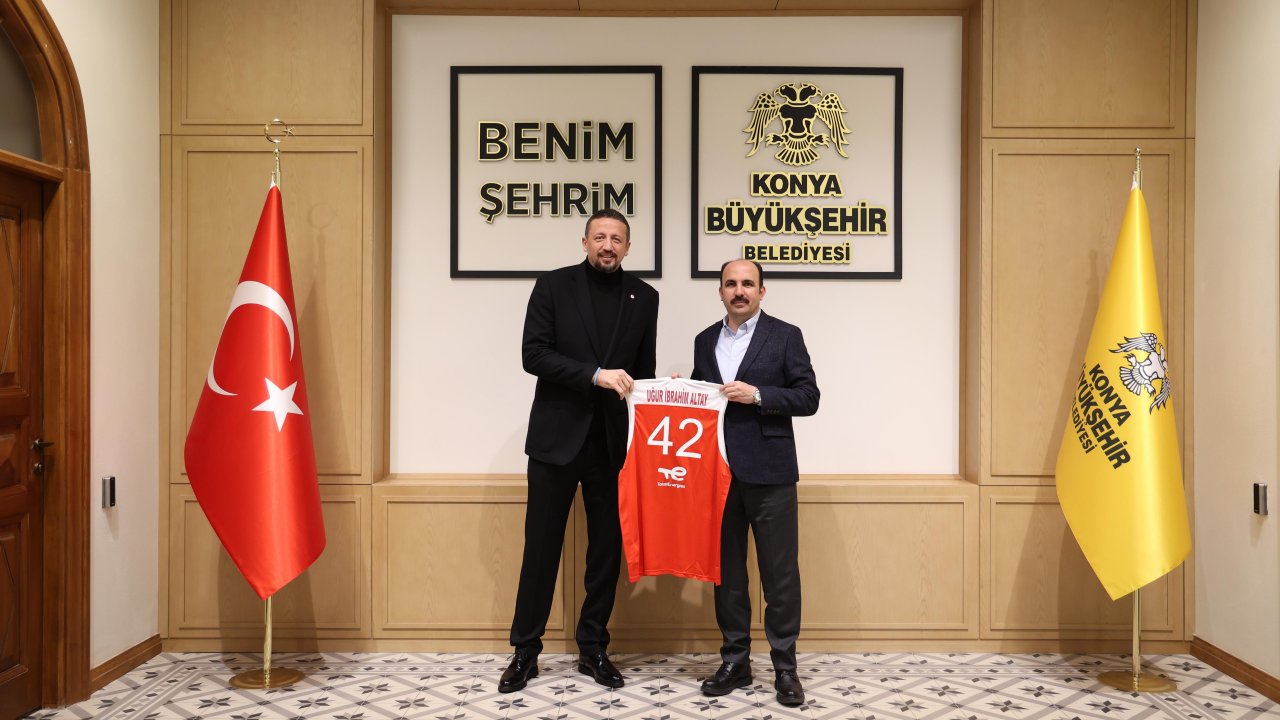 TBF Başkanı Türkoğlu'ndan Başkan Altay’a ziyaret
