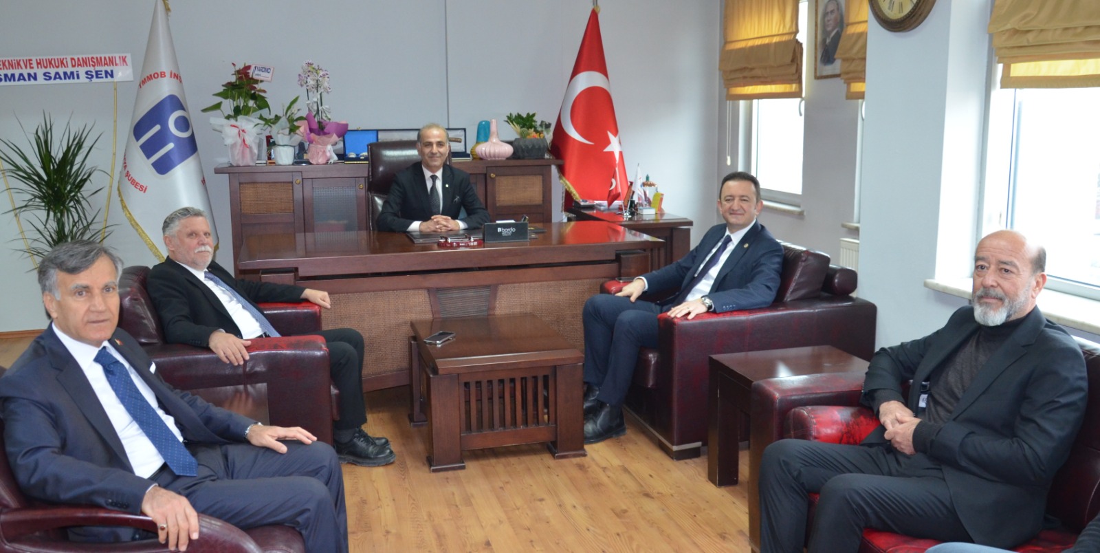 CHP Konya'dan İnşaat Mühendisleri odasına hayırlı olsun ziyareti