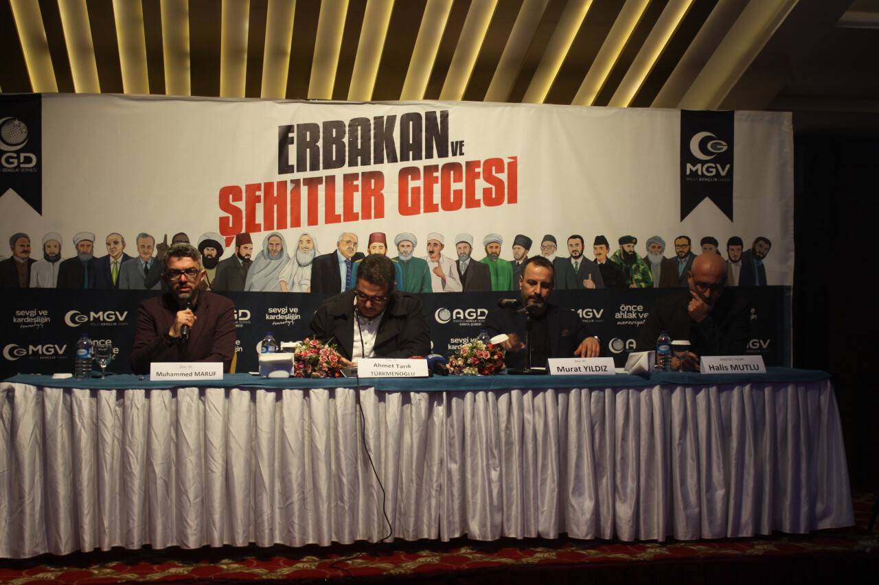 AGD Konya öncülüğünde Prof. Dr. Erbakan ve şehitler anıldı