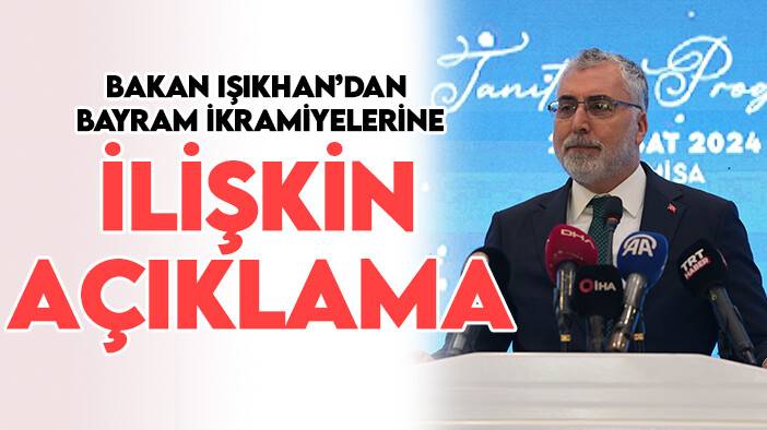 Bakan Işıkhan açıkladı: Bayram ikramiyeleri ne zaman ödenecek?