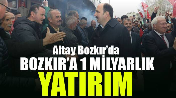 Başkan Altay, Bozkır'da esnaf ve vatandaşlar ile buluştu