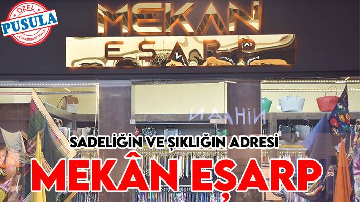 Sadeliğin ve şıklığın adresi mekân eşarp