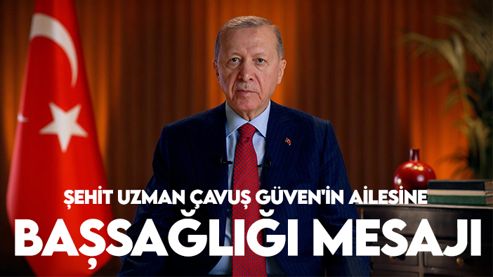 Cumhurbaşkanı Erdoğan'dan Konya'da şehit olan  askerin ailesine başsağlığı mesajı