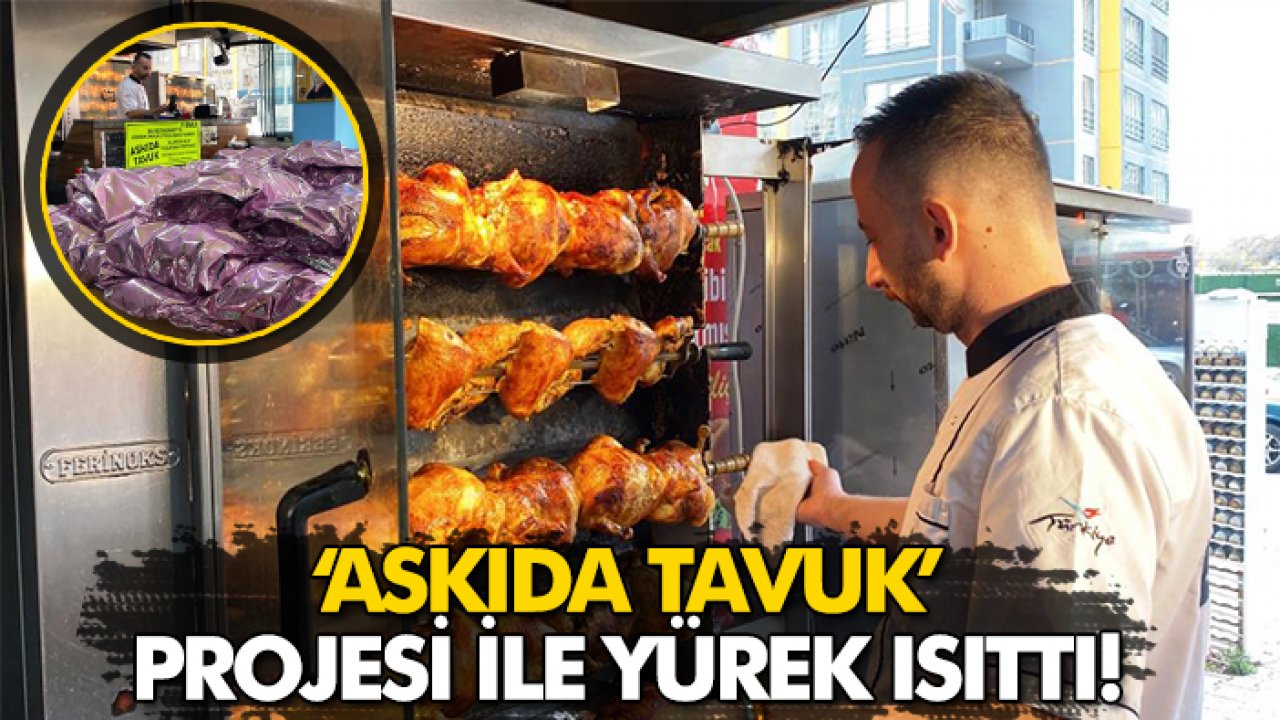 Konya'daki esnaf ‘Askıda tavuk’ projesi ile yürek ısıttı!