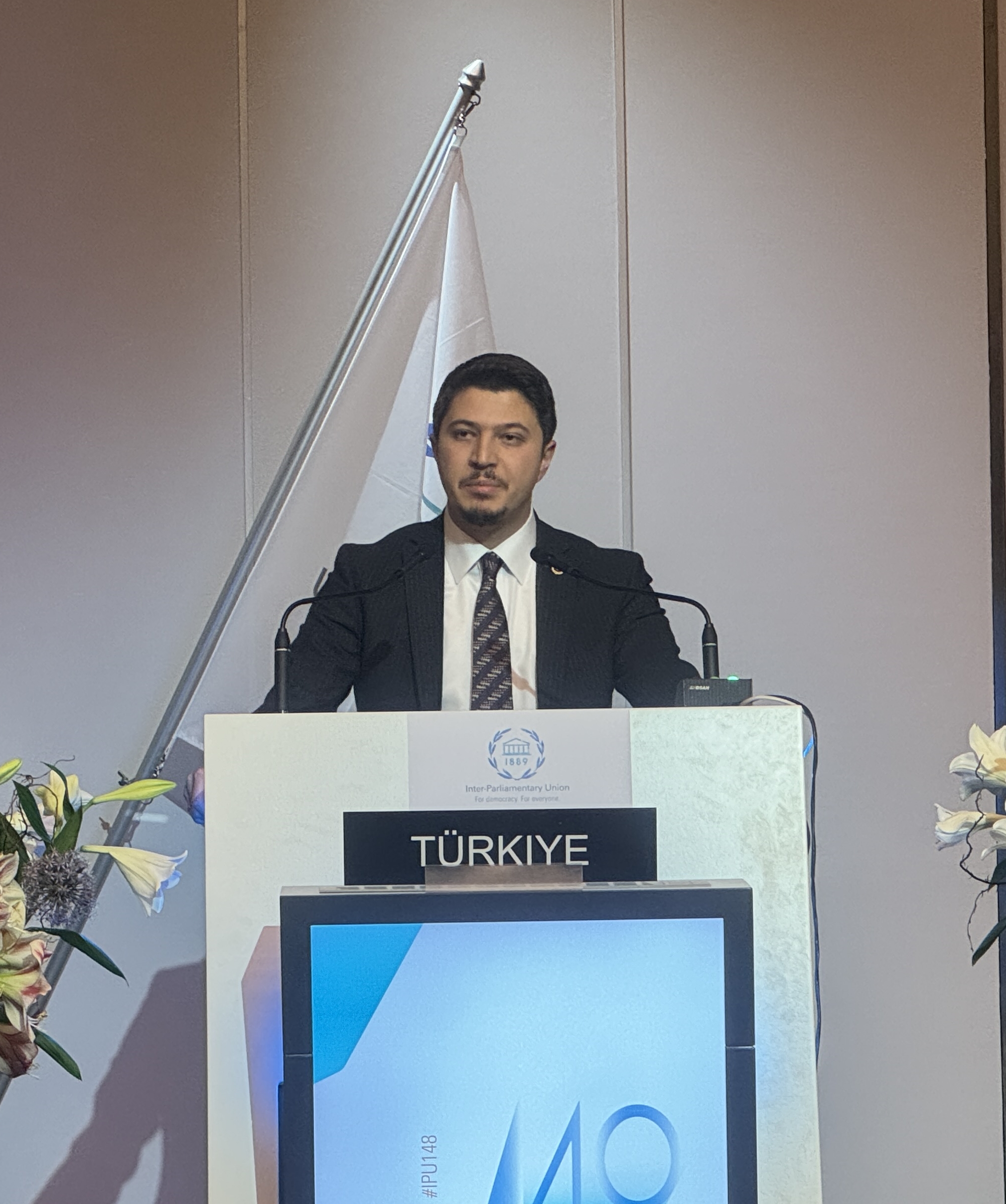 Konya Milletvekili Özboyacı IPU Genel Kurulu'nda konuştu
