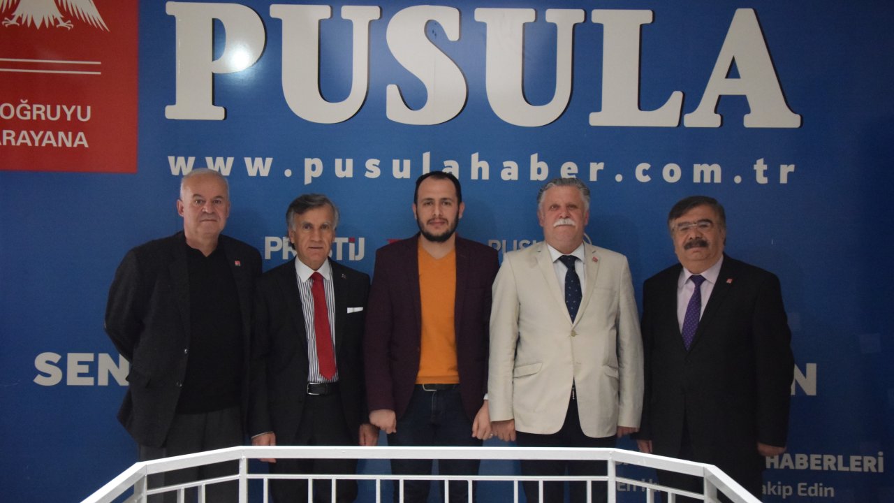 CHP Konya temsilcilerinden Pusula Gazetesi’ne ziyaret