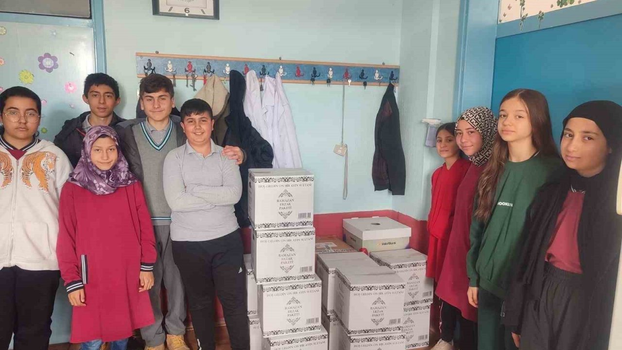 Konya’da öğrencilerden anlamlı yardım kampanyası