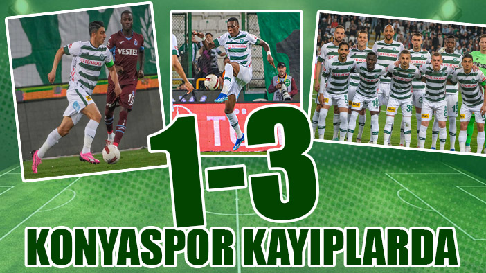 Konyaspor sahasında Trabzon'a yenildi