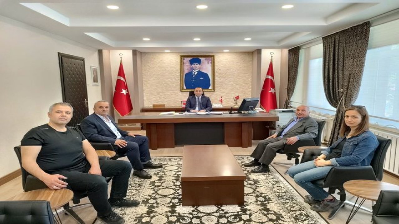 Seydişehir Gazeteciler Cemiyeti'nden Kaymakam Bakkal'a ziyaret