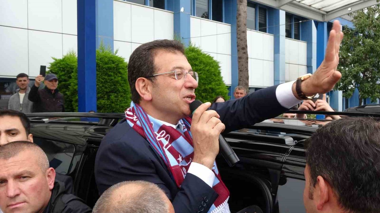 Ekrem İmamoğlu memleketi Trabzon’da