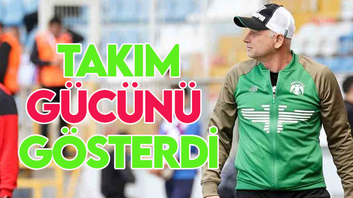 Konyaspor Teknik Direktörü Fahrudin Omerovic: "Takım gücünü gösterdi”