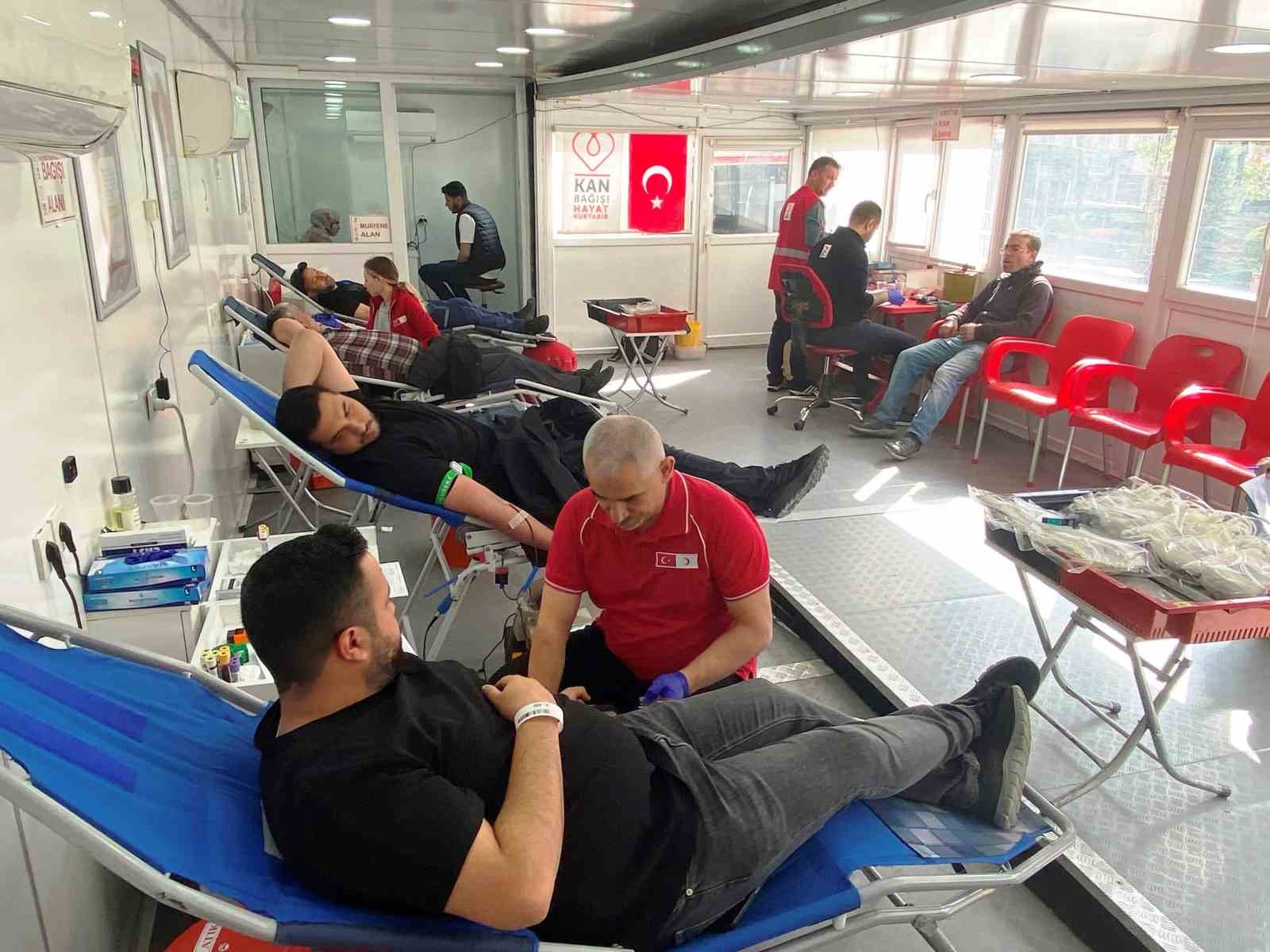 Konya'nın ilçesinde kan bağışı kampanyası