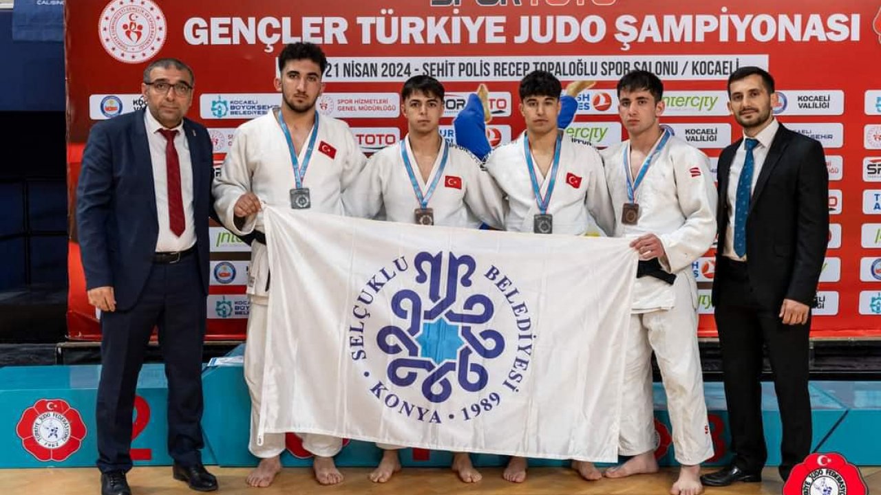 Selçuklulu judocular 4 madalyayla döndü