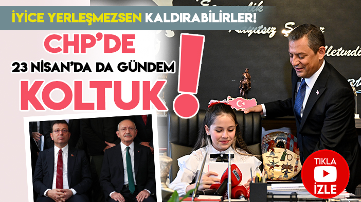 CHP Genel Başkanı Özgür Özel'in "koltuk" korkusu 23 Nisan törenine yansıdı!