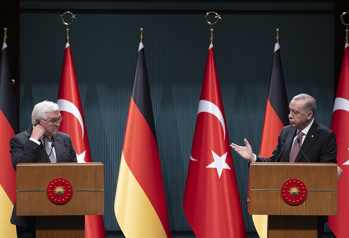 Cumhurbaşkanı Erdoğan ve Steinmeier'in ortak basın toplantısı