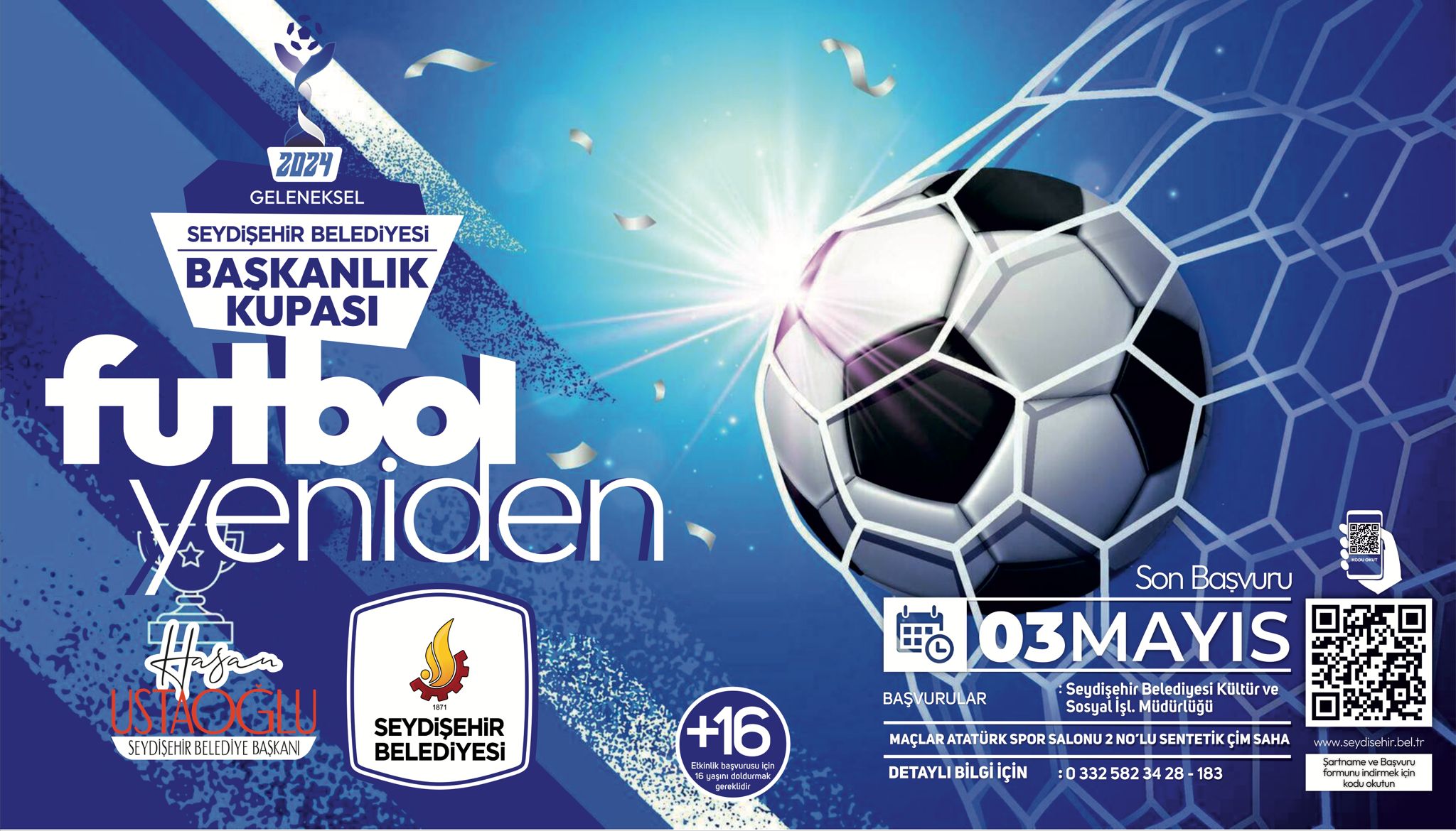 Seydişehir Belediyesi kupası futbol turnuvası başlıyor