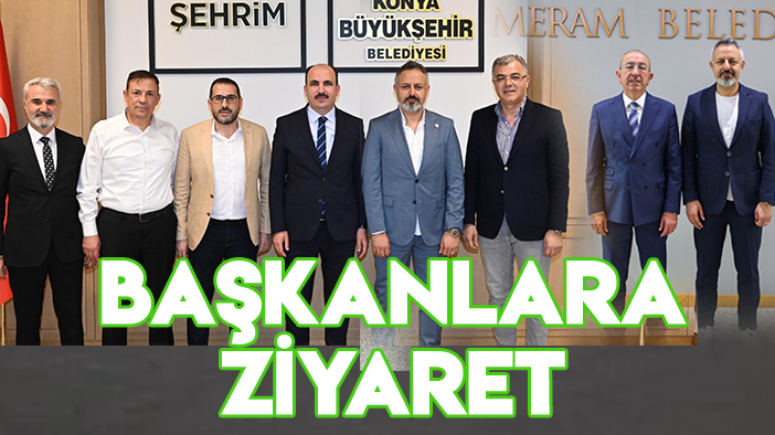 Konyaspor yönetiminden başkanlara ziyaret