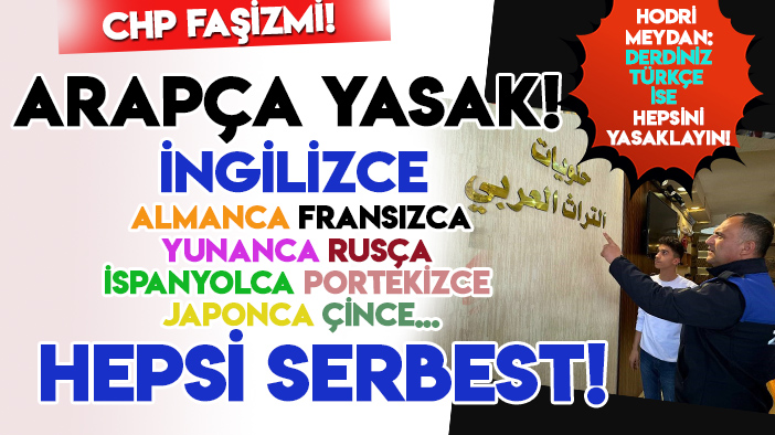 AK Parti'li isimden CHP'ye sert tabela tepkisi: "Faşizm"