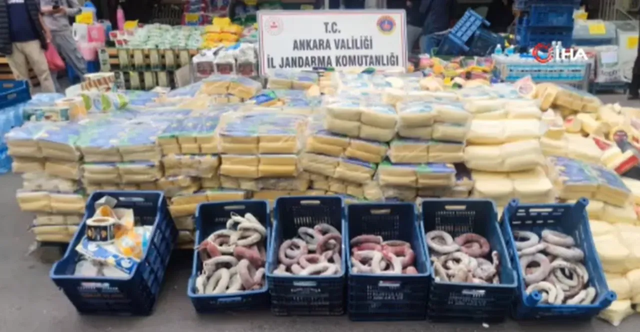 Ankara'da sahte gıda skandalı: 4 milyon TL değerinde sahte gıda ele geçirildi