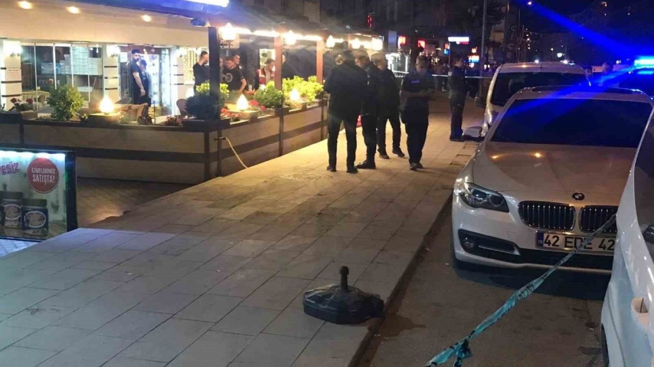 Konya'da pastaneye silahlı saldırı: 1 ölü, 1 yaralı