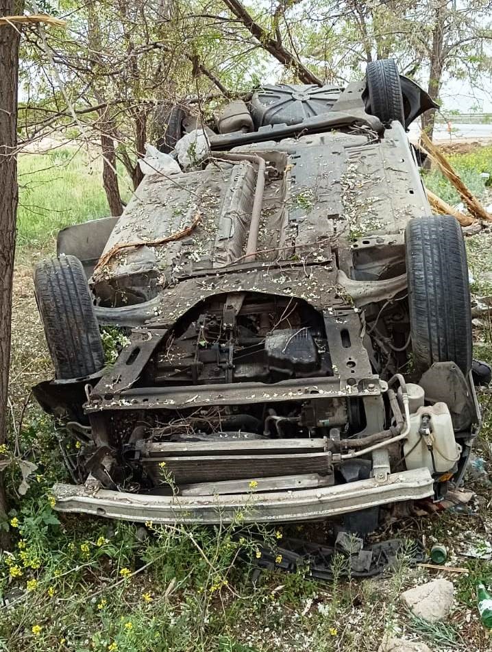 Ereğli'de lastiği patlayan otomobil kazaya neden oldu! 4 yaralı