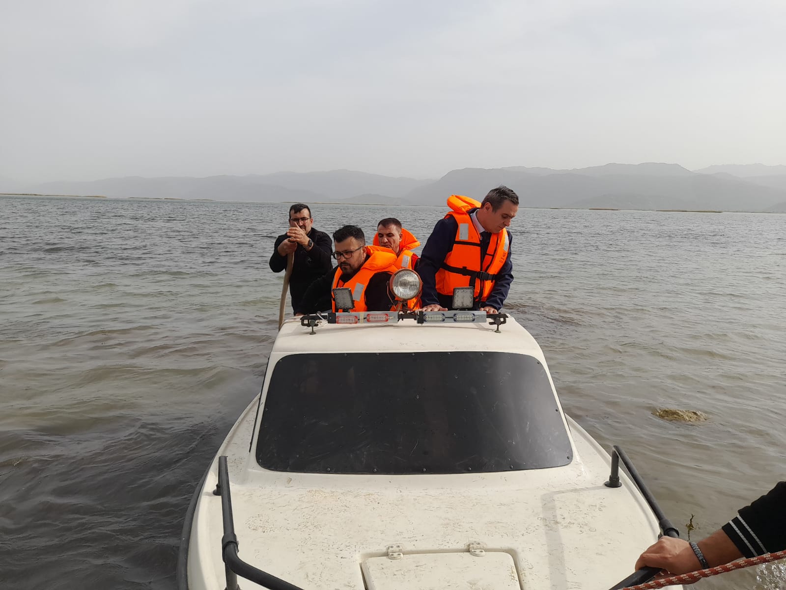 Konya'daki Suğla Gölü'nde denetim yapıldı