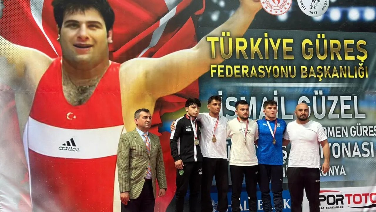 U23 Güreş Şampyonası Konya'da yapıldı