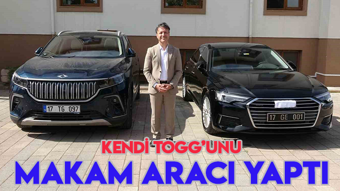 AK Parti'li Başkan belediyenin makam aracını satılığa çıkardı, kendi arabasını makam aracı yaptı