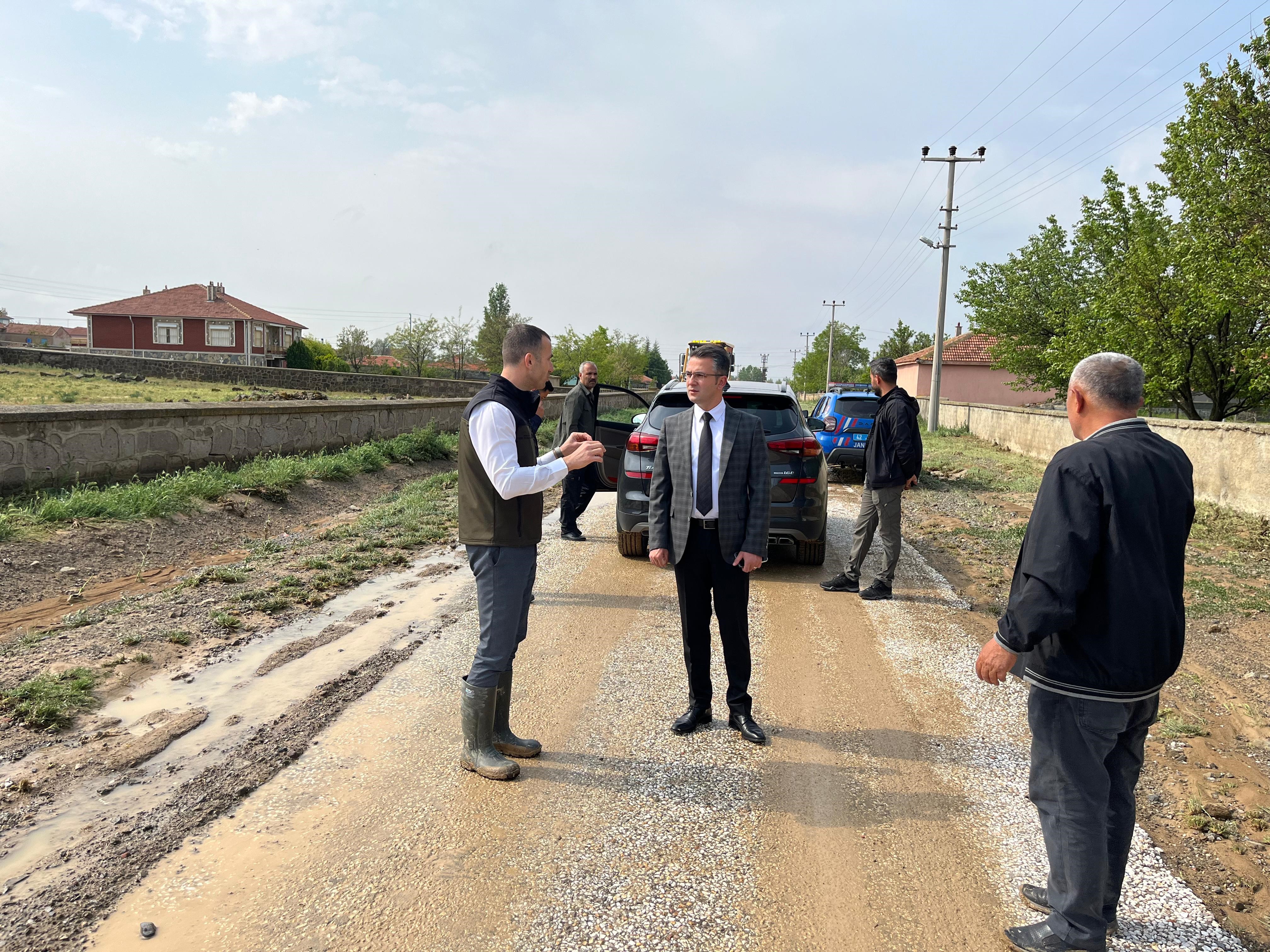 Konya'da sel felaketi ardından yardım seferberliği başladı