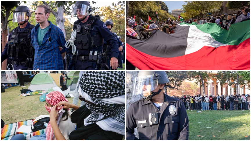 ABD üniversitelerinde Filistin'e destek gösterileri sürüyor