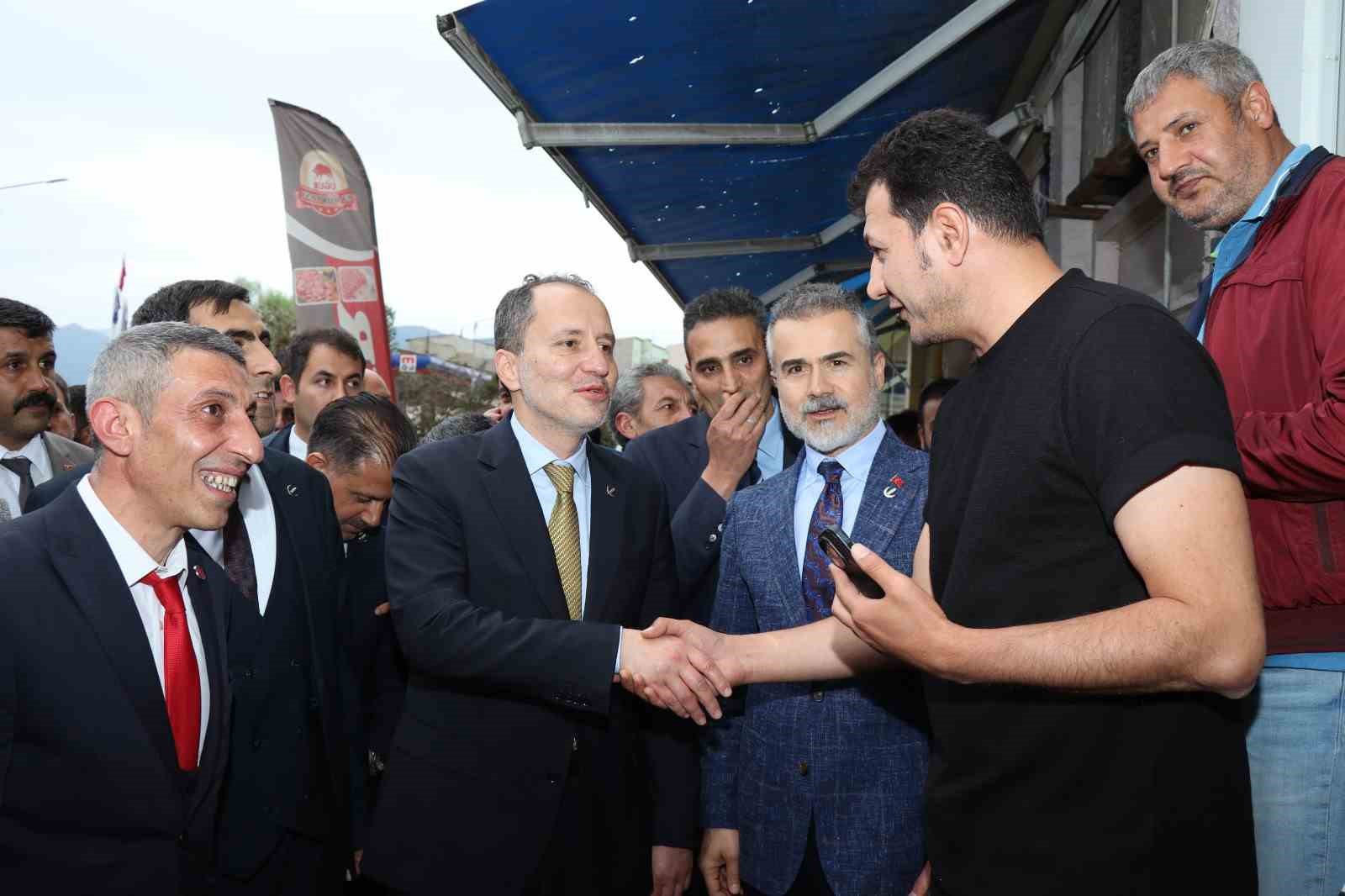Fatih Erbakan’dan teşekkür ziyaretleri