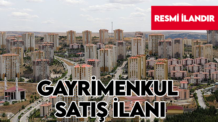 T.C. Konya Büyükşehir Belediye Başkanlığı'ndan gayrimenkul satış ilanı