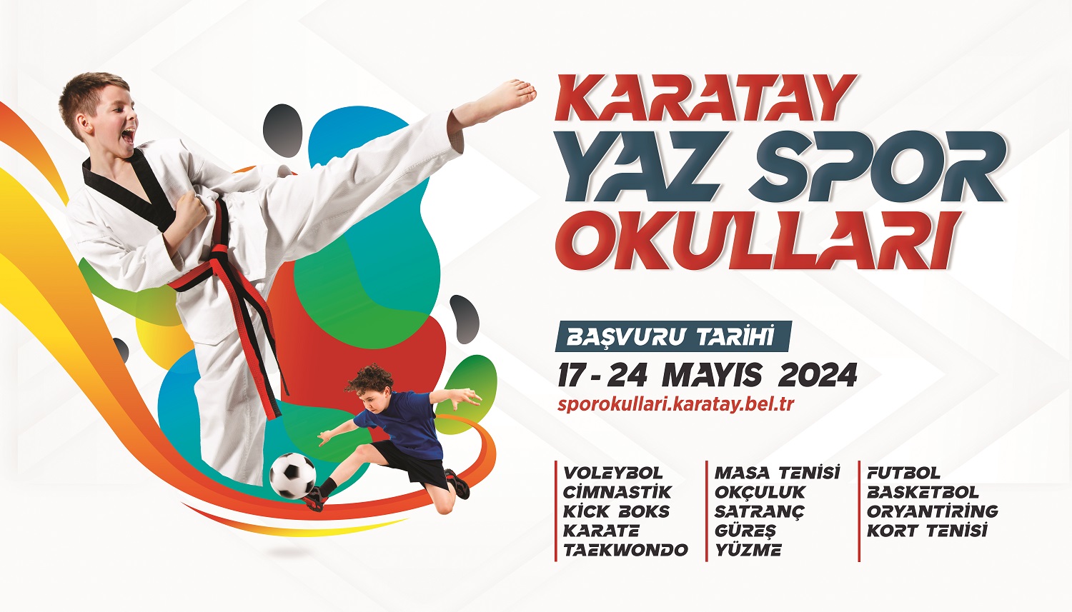 Karatay ''Yaz Spor Okulları'' kayıtları başlıyor