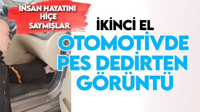 İkinci el otomotivde dolandırıcılığa dikkat! Konya'da ekspertize götürülen otomobilin airbaginden bakın ne çıktı