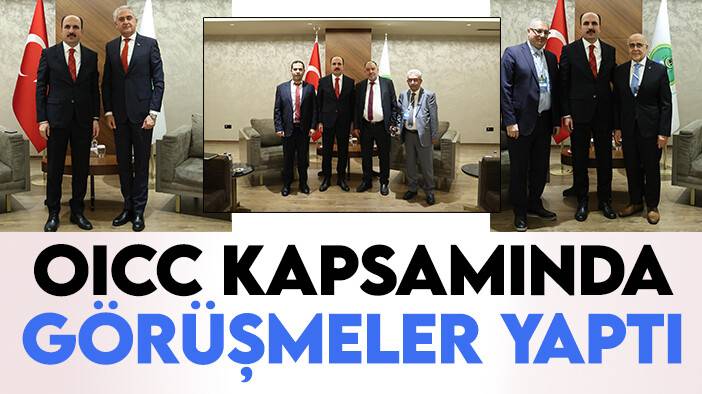 Başkan Altay OICC kapsamında ikili görüşmeler yaptı