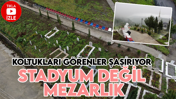 Koltukları gören şaşırıyor: Stadyum değil mezarlık