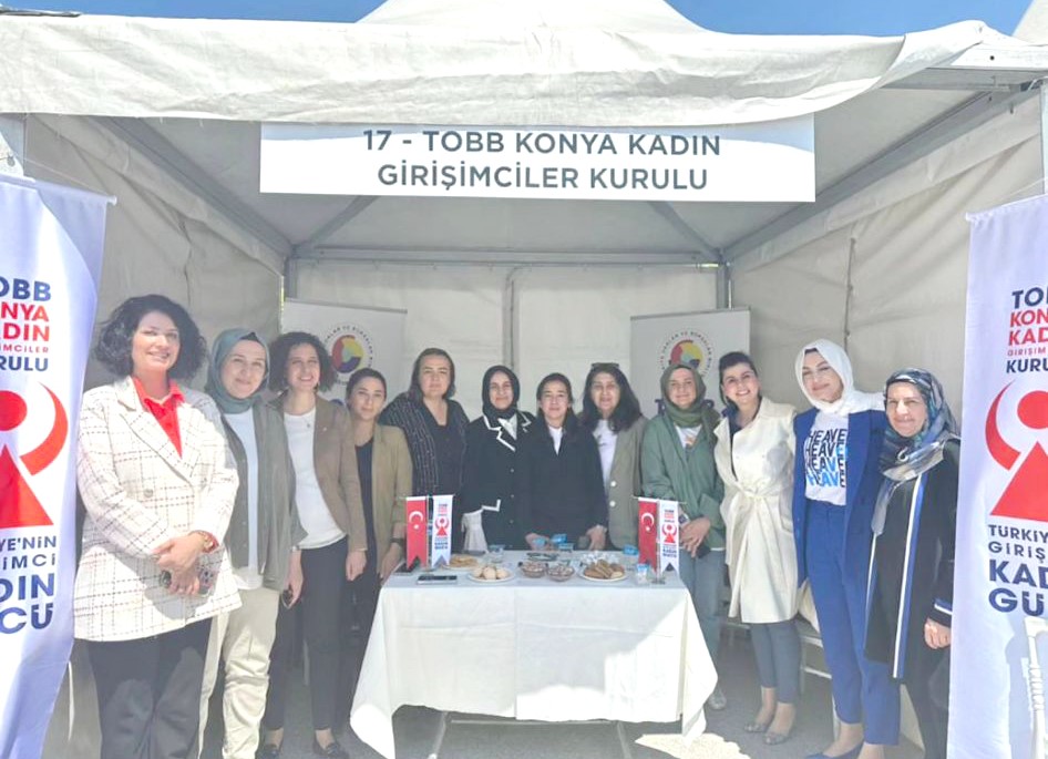 TOBB Konya Kadın girişimciler kurulu fuarda yerini aldı
