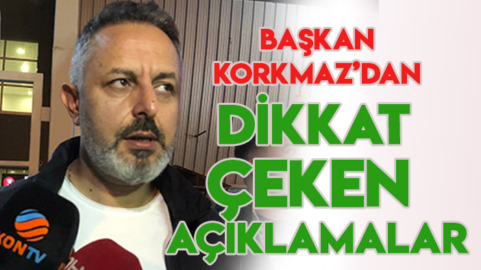 Konyaspor Başkanı Ömer Korkmaz'dan dikkat çeken açıklamalar