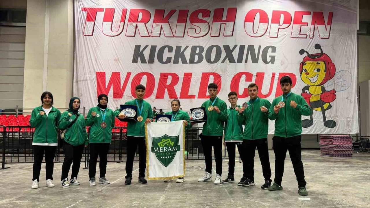 Meram Belediyespor, 'Kick Boks'ta 6 madalya kazandı