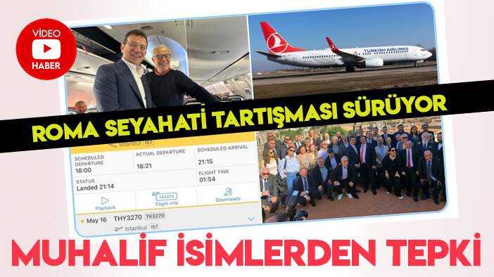 Muhalif isimlerden tepki: İmamoğlu'nun Roma seyahati sonrası tartışmalar sürüyor