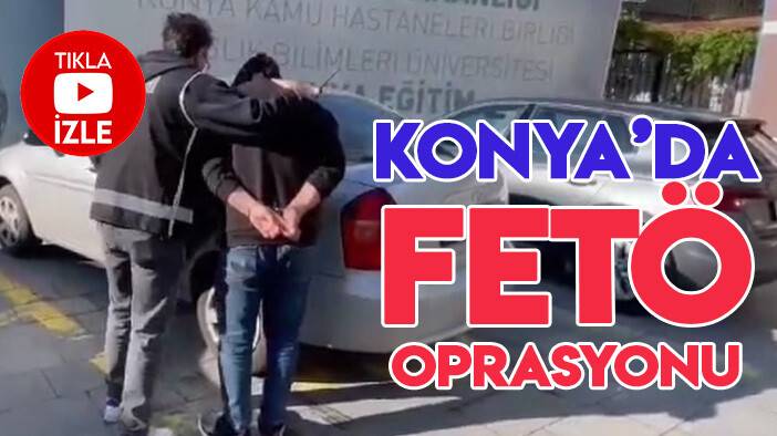 Konya'da FETÖ operasyonu: 5 gözaltı