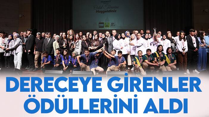 Konya Büyükşehir'in yarışmalarında dereceye girenlere ödül