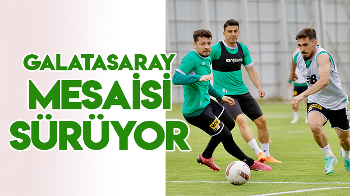 Konyaspor'da Galatasaray maçı hazırlıkları tam gaz