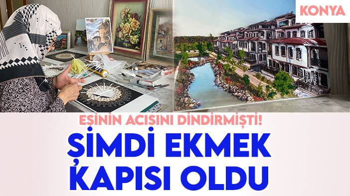 Eşinin acısını sanatı ile dindirmişti! Şimdi ekmek kapısı oldu