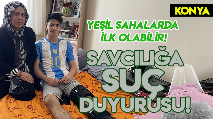 Konya: Yeşil sahalarda ilk olabilir; savcılığa suç duyurusunda bulundular!