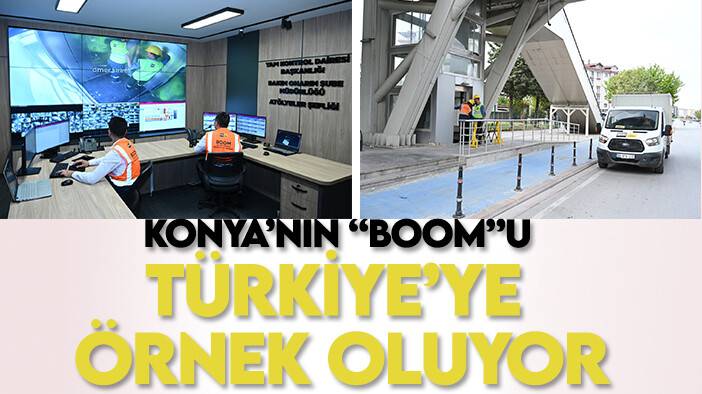 Konya Büyükşehir'in "BOOM"undan Türkiye'ye örnek bir çalışma daha!